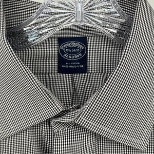 Brooks Brothers Gingham Cotton Long-sleeve Dress Shirt